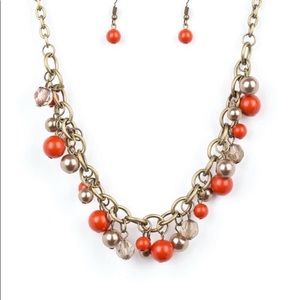 Necklace and earrings set